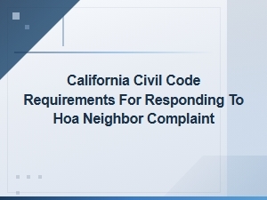 How to File a Formal Hoa Grievance in California